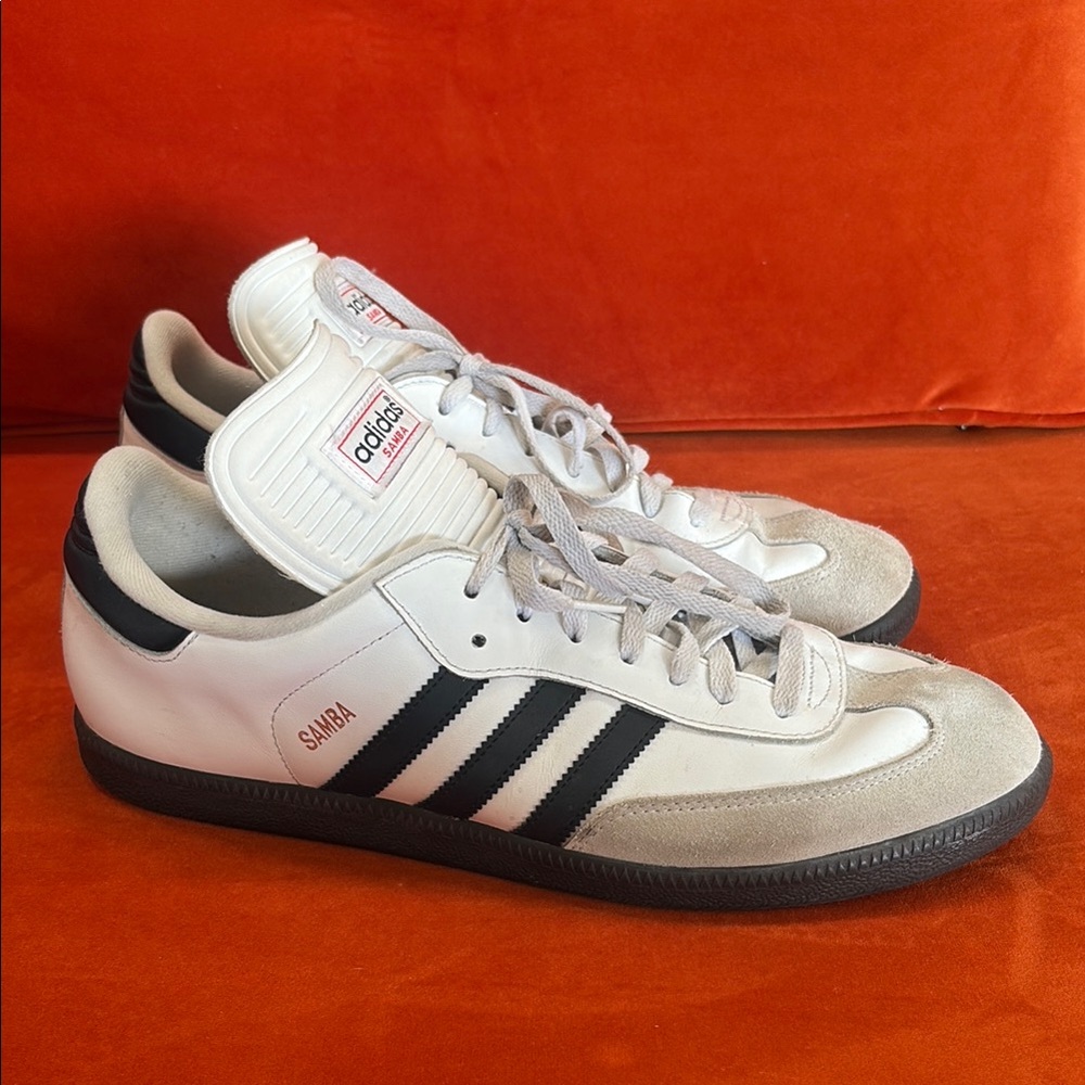 Adidas Samba White and Black, 13